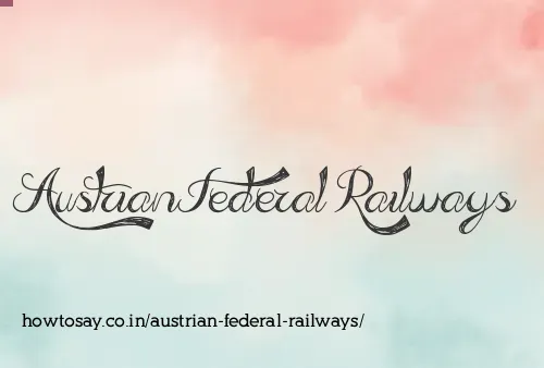Austrian Federal Railways