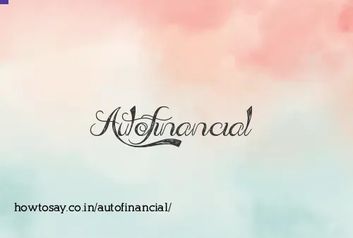 Autofinancial