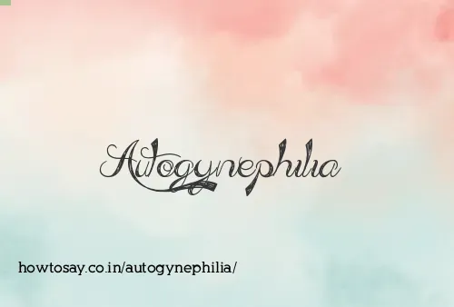 Autogynephilia