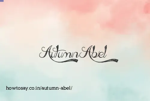 Autumn Abel