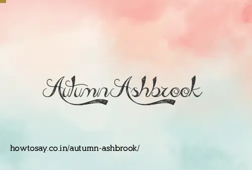 Autumn Ashbrook