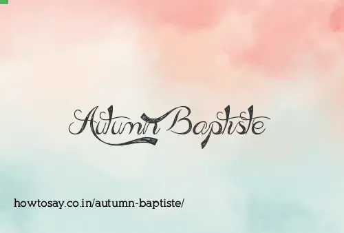 Autumn Baptiste