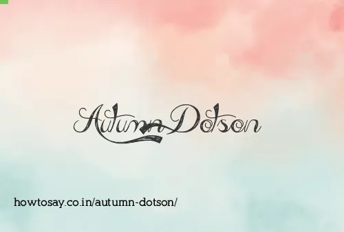 Autumn Dotson