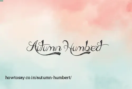Autumn Humbert
