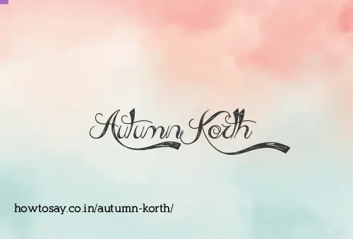 Autumn Korth