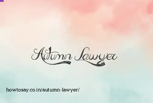 Autumn Lawyer
