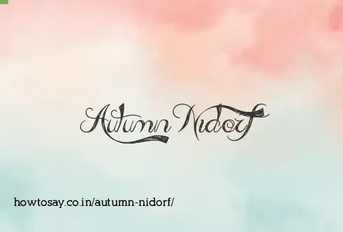 Autumn Nidorf