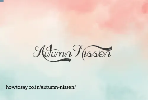 Autumn Nissen