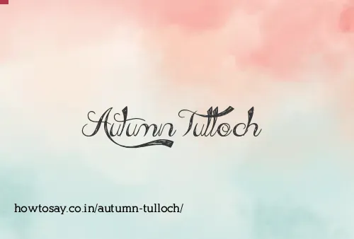 Autumn Tulloch