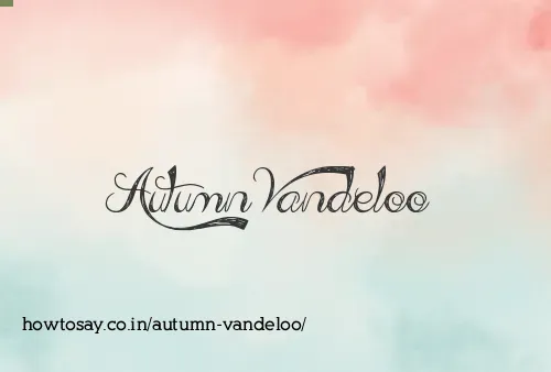 Autumn Vandeloo