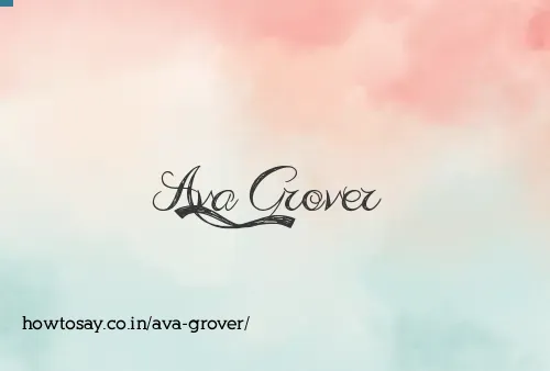 Ava Grover