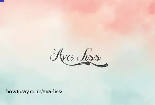 Ava Liss
