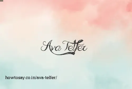 Ava Telfer