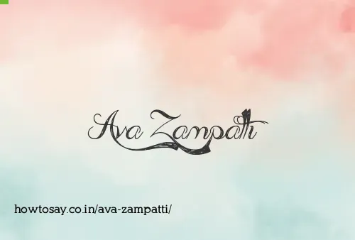 Ava Zampatti