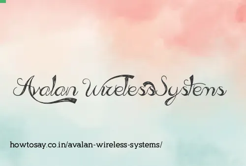 Avalan Wireless Systems