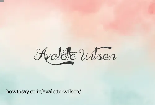 Avalette Wilson
