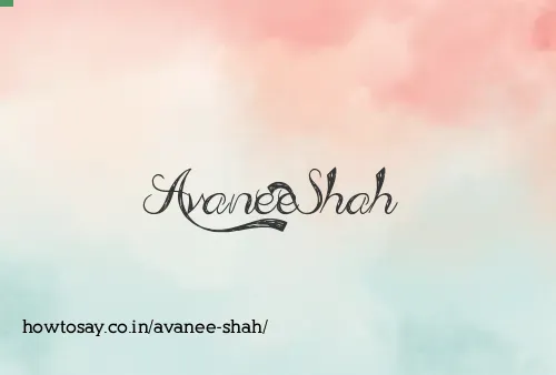 Avanee Shah