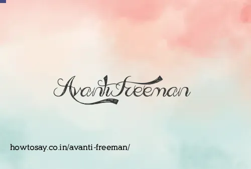 Avanti Freeman