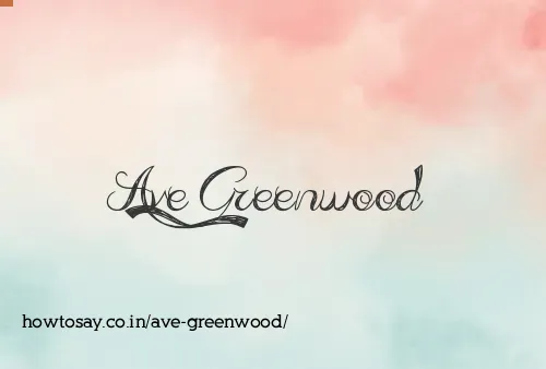 Ave Greenwood