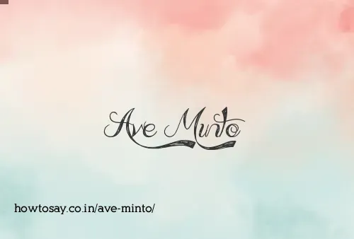 Ave Minto