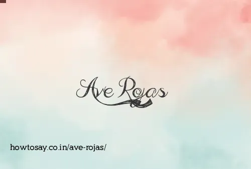 Ave Rojas