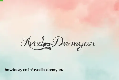 Avedis Donoyan