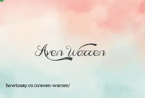 Aven Warren