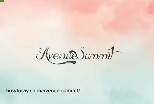 Avenue Summit