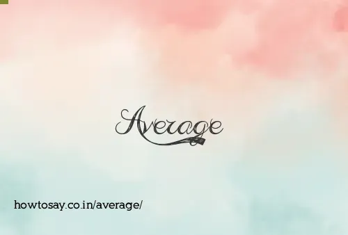 Average