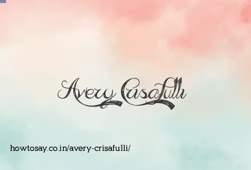 Avery Crisafulli