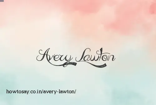 Avery Lawton