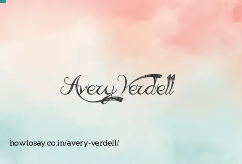 Avery Verdell