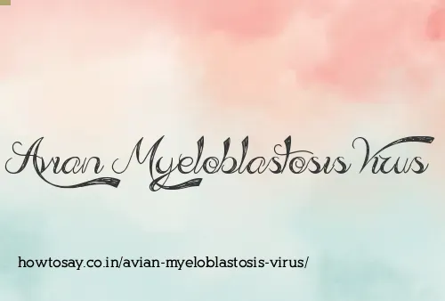 Avian Myeloblastosis Virus