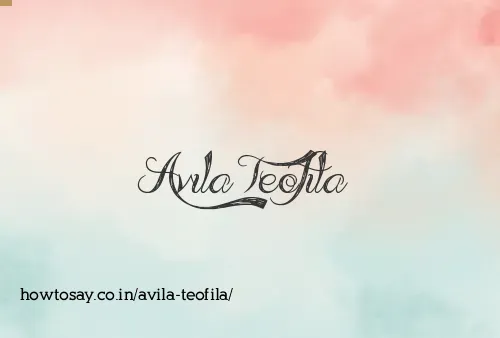 Avila Teofila