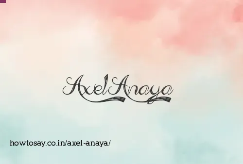 Axel Anaya