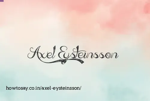 Axel Eysteinsson