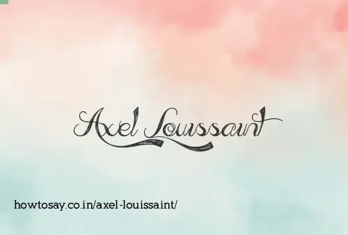 Axel Louissaint