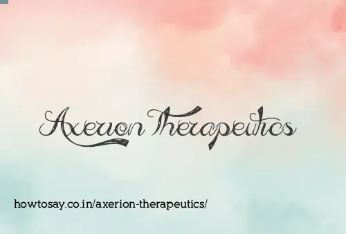 Axerion Therapeutics