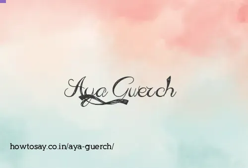 Aya Guerch