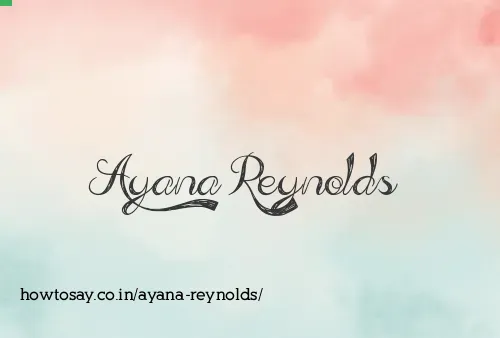 Ayana Reynolds