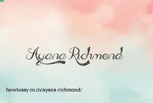 Ayana Richmond