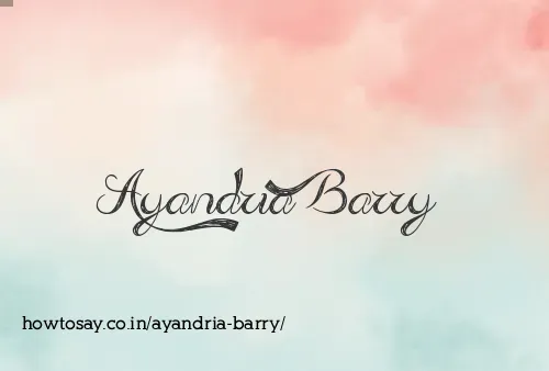 Ayandria Barry