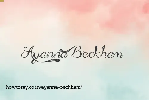 Ayanna Beckham