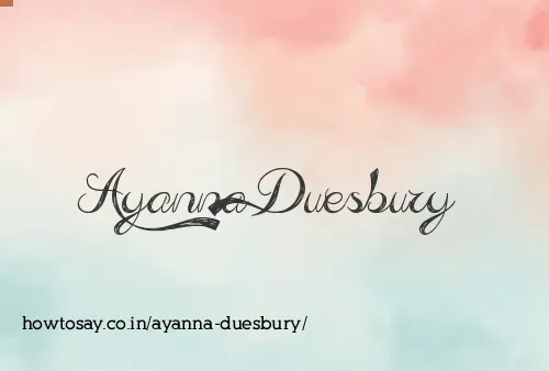 Ayanna Duesbury