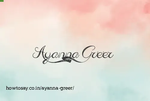 Ayanna Greer