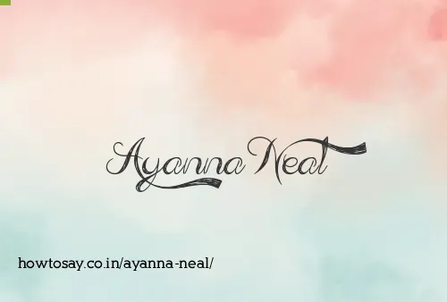 Ayanna Neal