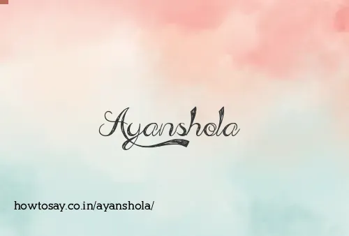 Ayanshola