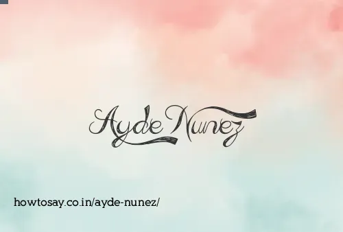 Ayde Nunez
