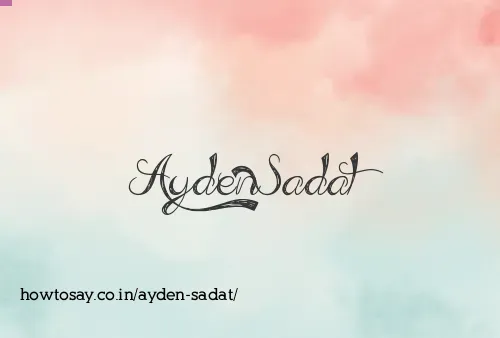 Ayden Sadat