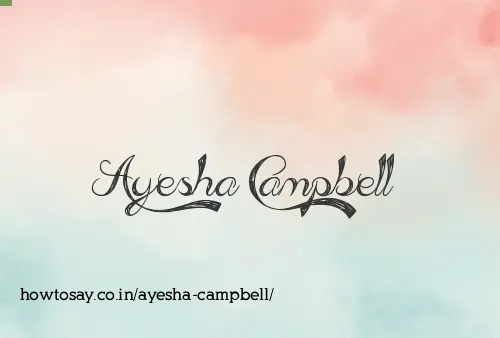 Ayesha Campbell